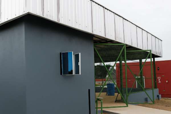 Painting Of Chemical Shelter Building